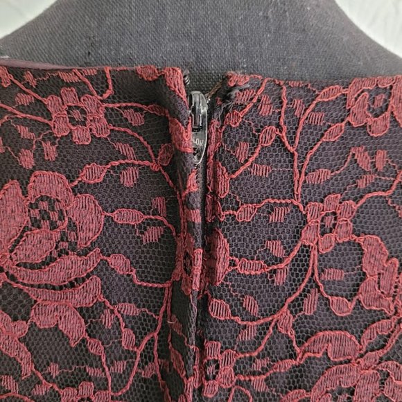 VINTAGE S. HOWARD HIRSH LACE DRESS - Picture 5 of 12